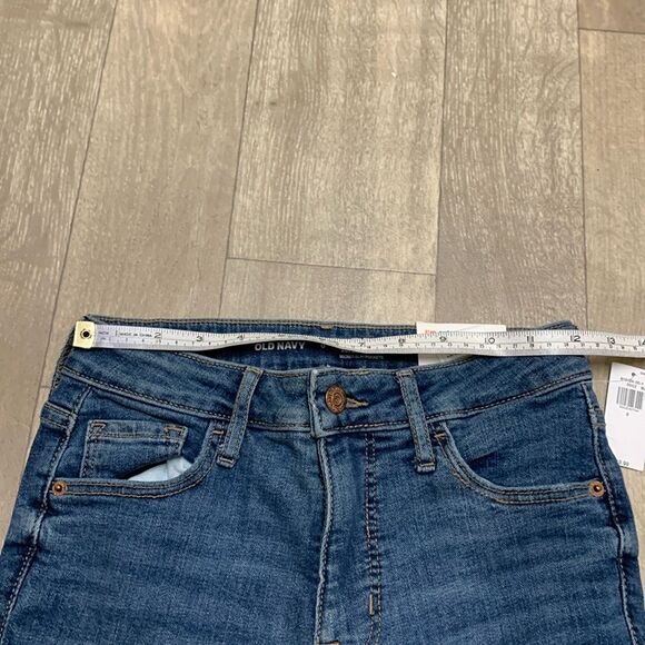 Womens NWT Old Navy Rickstar Super Skinny High Rise Distressed Denim‎ Jeans - Picture 7 of 7